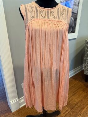 Altar’d State peach colored dress. Size medium.